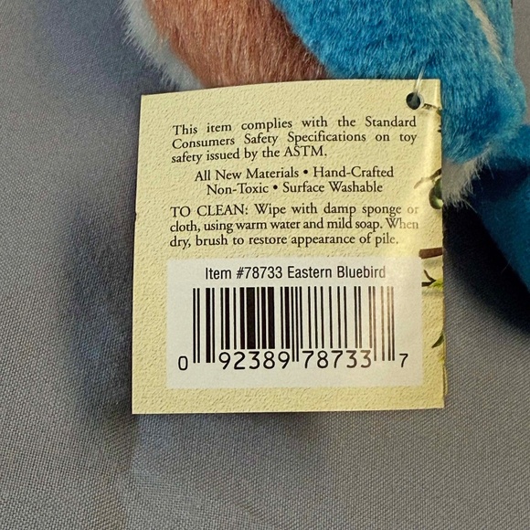 SINGING BIRD, PLAYS REAL BIRD CALLS, EASTERN BLUEBIRD, 6 L x 4 ½ W x 4 ¾ H INCH - Picture 16 of 16